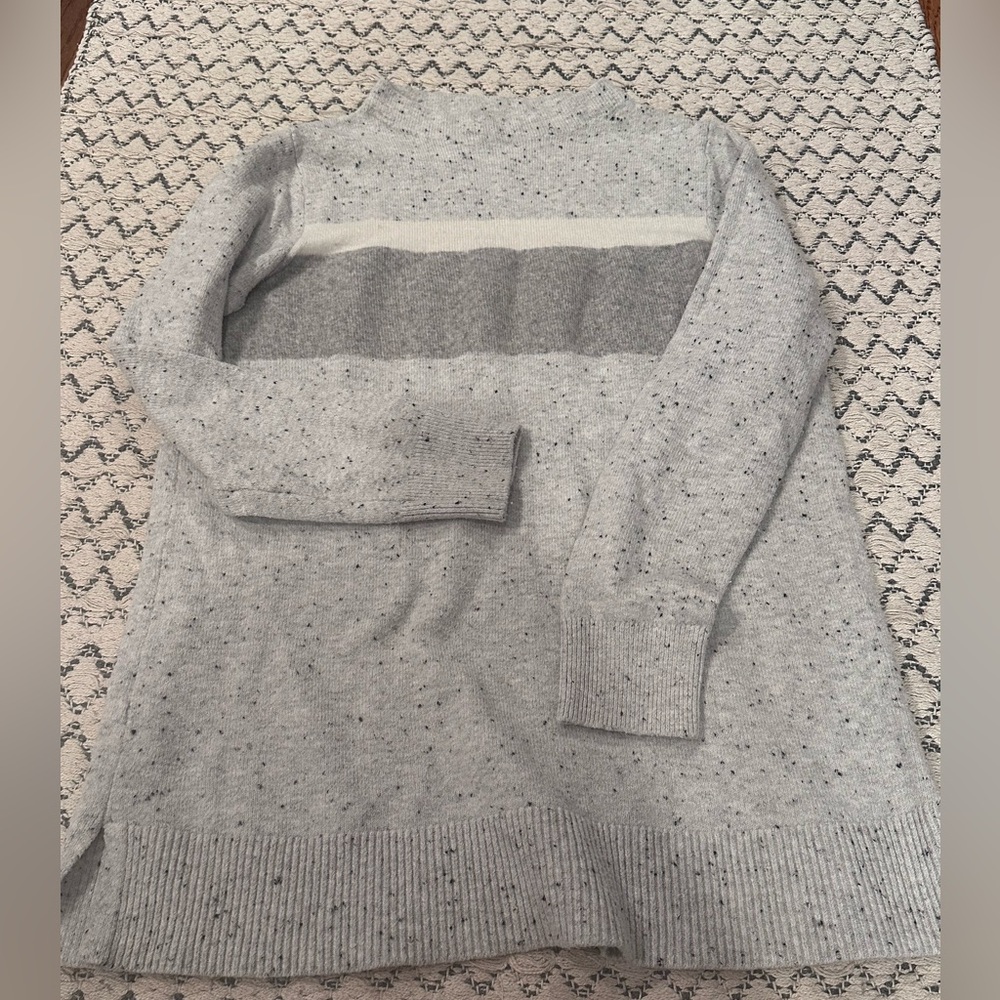 Loft sweater size XL grey with speckled